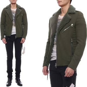 [발망(가방)]남성 바이커 코튼 재킷 W4HJ814B928 147