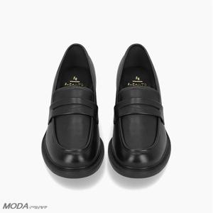 [엘칸토]경량 쿠션UP 힐로퍼 청키 여성 로퍼 2XWD43XB_GN