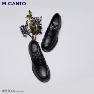 [엘칸토]경량 쿠션UP 힐로퍼 청키 여성 로퍼 2XWD43XA_GN