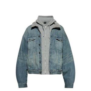 25 FW 발렌시아가 레이어드 포켓 데님 자켓 849909TTW76