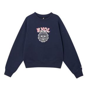M 캉골긴팔티 CQK KRFW-RT17930DB 우먼스 칼리지 스웨트셔츠 1793 다크블루
