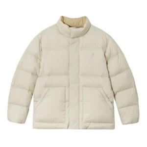M 캉골패딩 CQK KRFC-OT95830EC 캉골 스탠드칼라 다운 푸퍼 9583 에크루