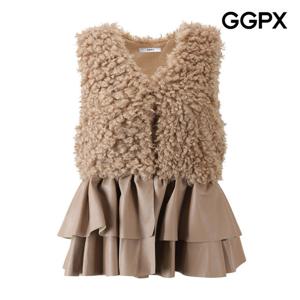 GGPX  뽀글이 캉캉 레더 베스트 GPCVT009F