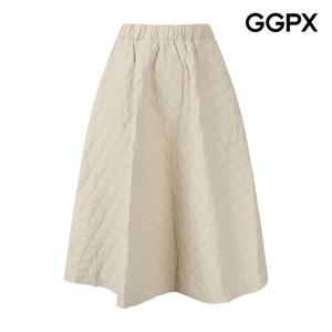 GGPX  플레어 경량 패딩 스커트 GPCSK014F