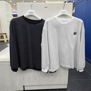 [에꼴리에]에꼴리에 오버핏스트라이프라운드티 26A0451_SC