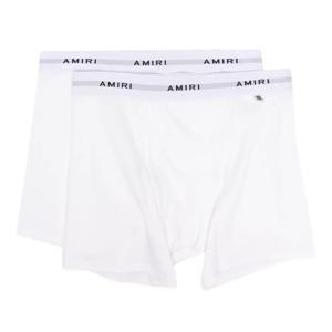 아미리 로고 웨이스트밴드 코튼 엘라스틱 쇼츠 AMUWBF1001098 1