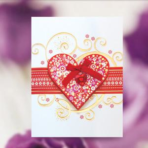 리본 하트 FT1040-3