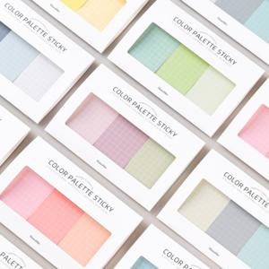 아트박스/모노라이크 컬러 팔레트 스티키 그리드 300 점착메모지