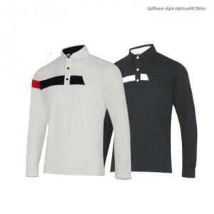 [디블록스] 기모 투톤 포인트 티