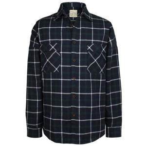 [90-110 빅사이즈] 오버핏 체크 캐주얼셔츠 - 784