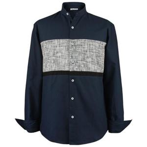 [95-130 빅사이즈] 차이나카라 슬림핏 캐주얼셔츠 - 345