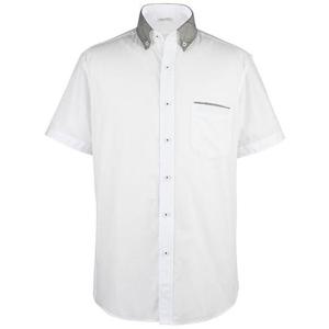 [댄디클래식] 95-120 빅사이즈 반팔 슬림핏 와이셔츠 - 215