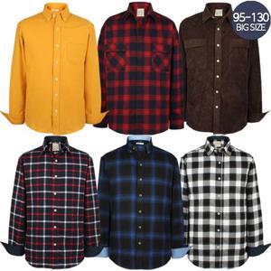 90-130 빅사이즈 F/W 기모 슬림핏/오버핏/루즈핏 셔츠