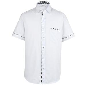 [댄디클래식] 95-130 빅사이즈 반팔 슬림핏 와이셔츠 - 211