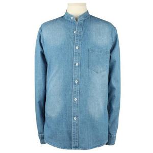 [댄디클래식] 95-130 빅사이즈 차이나카라 데님셔츠 - 509