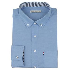 [95-120 빅사이즈] 옥스포드 블루 슬림핏 와이셔츠 - 95