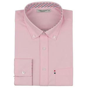 [95-130 빅사이즈] 옥스포드 핑크 슬림핏 와이셔츠 - 109