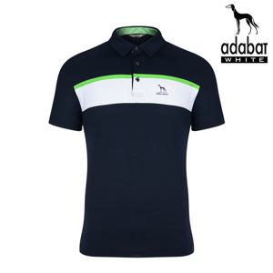 아다바트화이트 남성 반팔카라티 A8M-MTS151 네이비