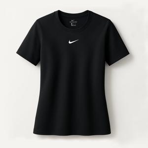 나이키 여성 NSW 에센셜 반팔 티셔츠 블랙 CZ7339-011