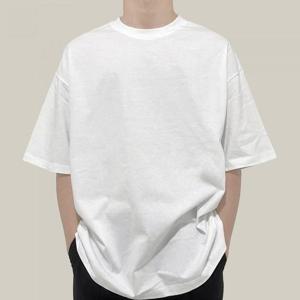 [582] 무지티 박스 박시 루즈 반팔 티셔츠