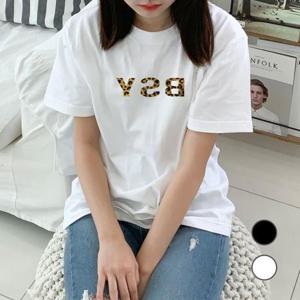 [험블스튜디오] 루즈핏 YSB 레터링티 여성여름반팔티