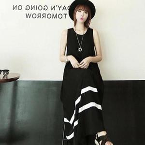 [에스이엔몰] 여성 롱 민소매 여름 바캉스 바다 물 원피스