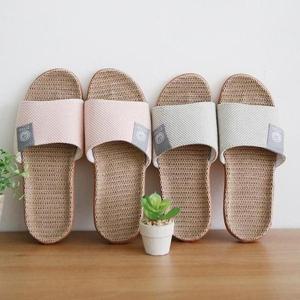 [마물샵] 여름 비치 사무실 가벼운 린넨 마슬리퍼 실내화
