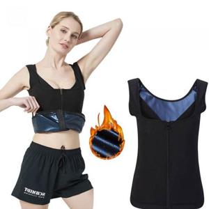 [시스터즈] 여성 풀집업 땀복 조끼 나시 헬스웨어 블랙