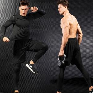 [에스이엔몰] 남자 헬스복 레깅스 바지 짐웨어 빅 반바지