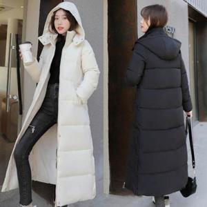 [시스터즈] 발목까지 오는 롱 후드 패딩점퍼 2컬러