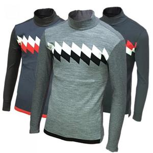 [디블록스] 남성 골프 슬림핏 목폴라 니트 티셔츠