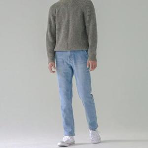 [NANUM] 남성 연청 밴딩 편한 스판 청바지