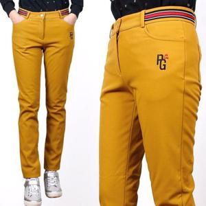 [잇백잇슈] 겨울여자골프바지  라운딩기모바지