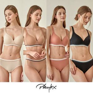 [플레이텍스] 노와이어 볼륨업 브라팬티 8종세트