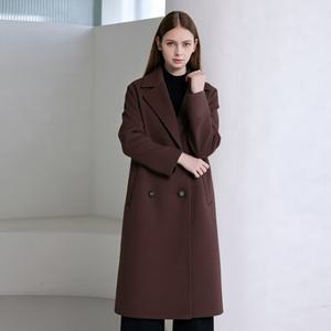 (아날도바시니) 핸드메이드 울 혼방 더블 롱 코트 (AV11CT04M)