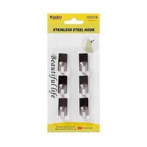 6p 부착고리(사각) / 스테인레스 후크고리