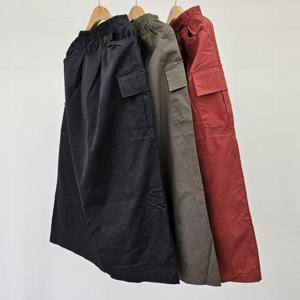 빅사이즈면치마 S780L409 순면무지밴딩카고스커트 BN