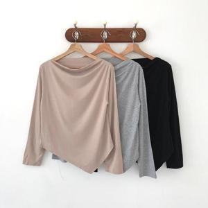 빅사이즈셔링티 S789L409 내추럴언발루즈실루엣티 RD