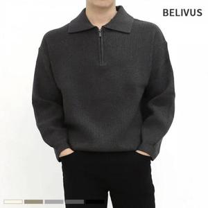 긴팔 남자 니트 BXR017 티셔츠 카라 스웨터