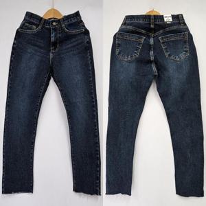 빅사이즈일자팬츠 S805L409 망고스판워싱컷팅일자진 LO