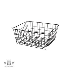 [라일리] Rly 라이프토템 철제 멀티선반 사각바구니 중형 블랙
