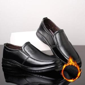 [라일리] Rly 방한화 털로퍼 구두 효도화 슬립온