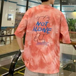 [라일리] Rly 물감 컬러 포인트 남자 반팔티 LD-949