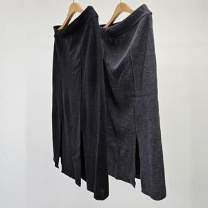 빅사이즈스커트 S830L410 미아스판앞트임스커트 RM