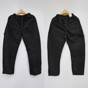 빅사이즈밴딩바지 S857L410 니코스판밴드블랙팬츠 LO