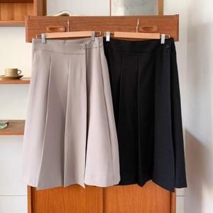 빅사이즈랩스커트 Q576L410 에브리데이밴딩스커트 BN