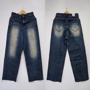 빅사이즈청바지 S891L410 뉴트로와이드데님팬츠 LO