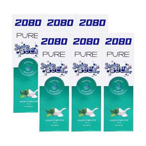 2080 퓨어치약 클린민트 120g 3입 x2