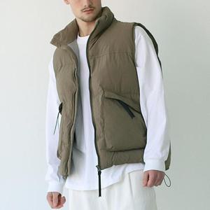 바스락 남자 오버핏 패딩조끼 방수 빅사이즈 경량