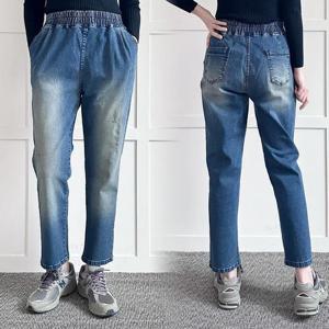 빅사이즈배기바지 P778L410 부러쉬워싱스판배기팬츠 LO